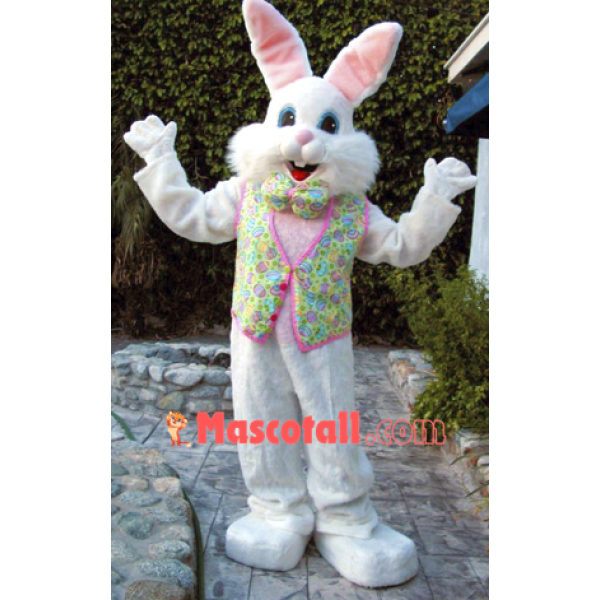 Happy Lightweight Easter Bunny Mascot Costume