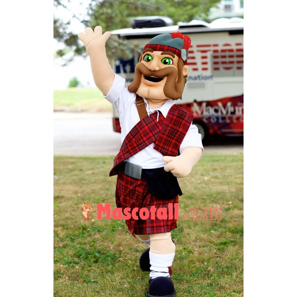 Friendly Highlander Mascot Costume