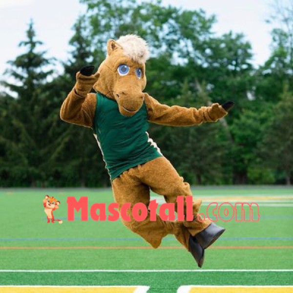 Energetic Horse Mascot Costume