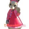 Lily Bobtail Rabbit Mascot Costume