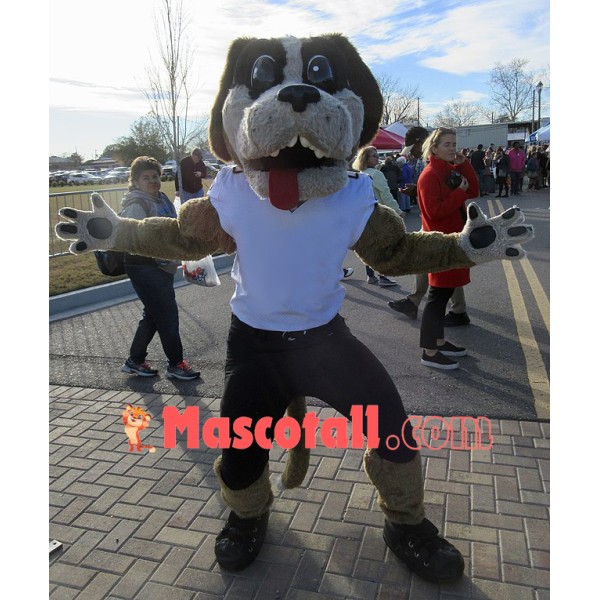 Power Sport College Dog Mascot Costume