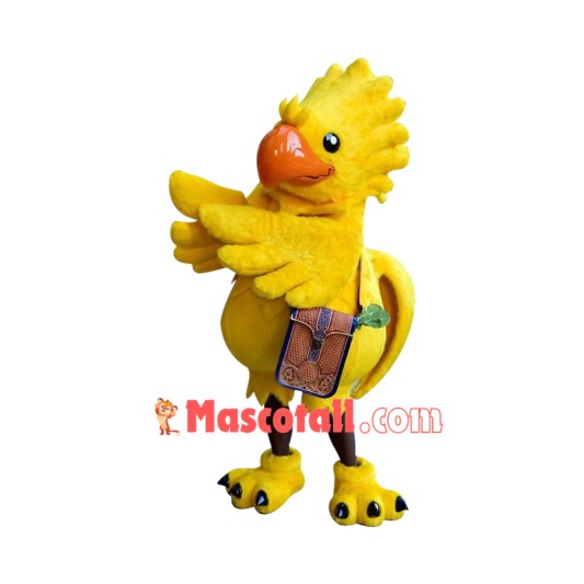 Superb Yellow Parrot Mascot Costume