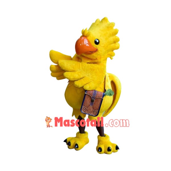 Superb Yellow Parrot Mascot Costume