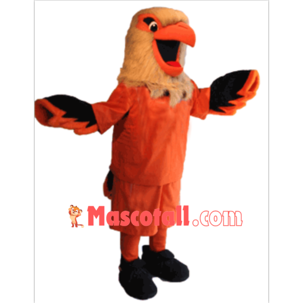 College Sport Hawk Mascot Costume
