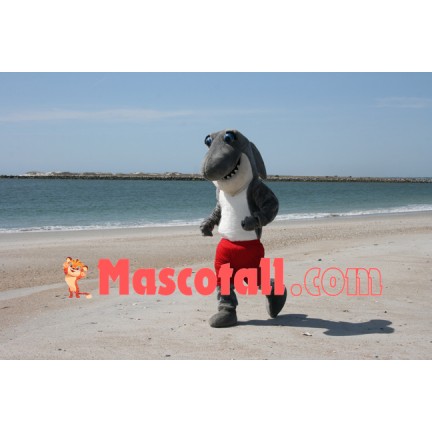 Running Shark Mascot Costume