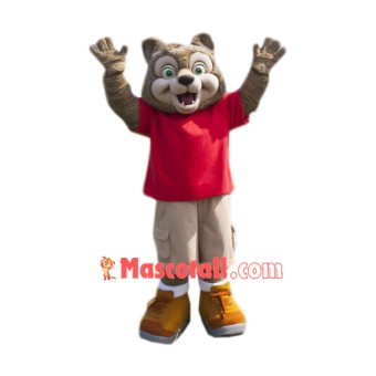 Superb Wiley the Wolf Mascot Costume