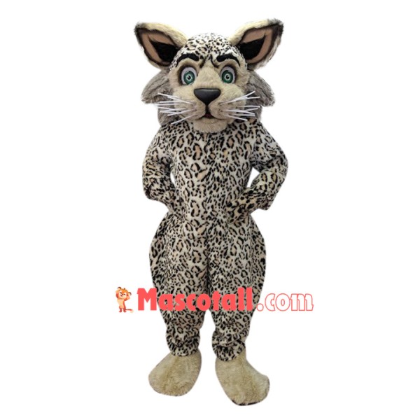 Superb Friendly Leopard Mascot Costume