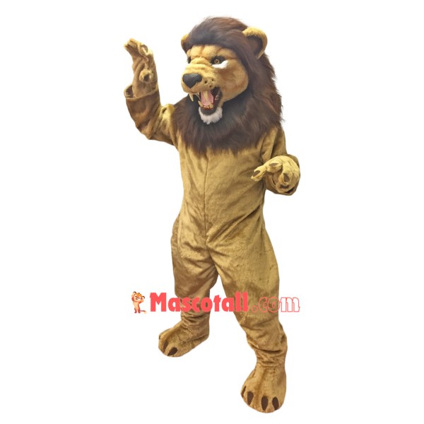 Superb Fierce Lion Mascot Costume