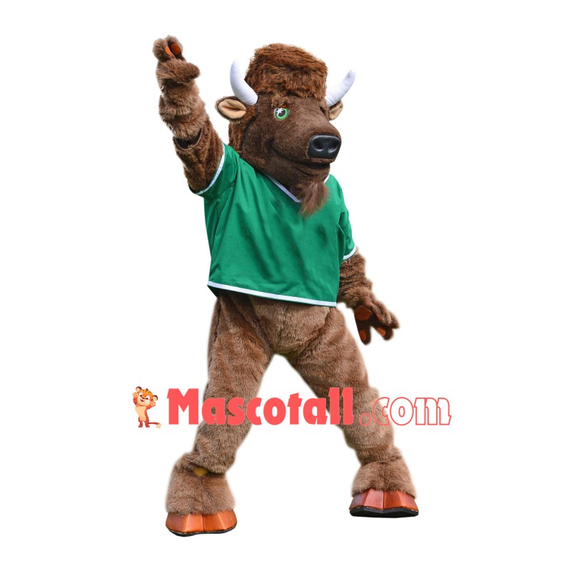 Power Sport Bison Mascot Costume