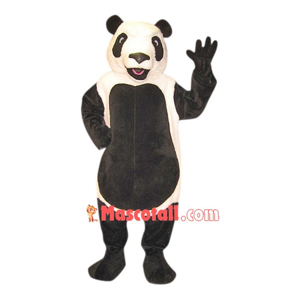 Superb Realistic Panda Mascot Costume