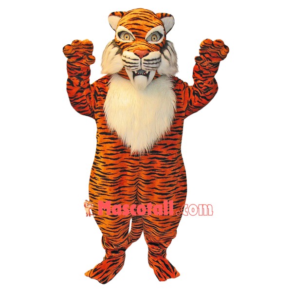 Super Power Tiger Mascot Costume