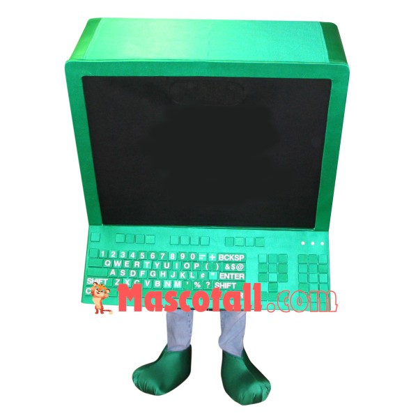 Friendly Computer Mascot Costume