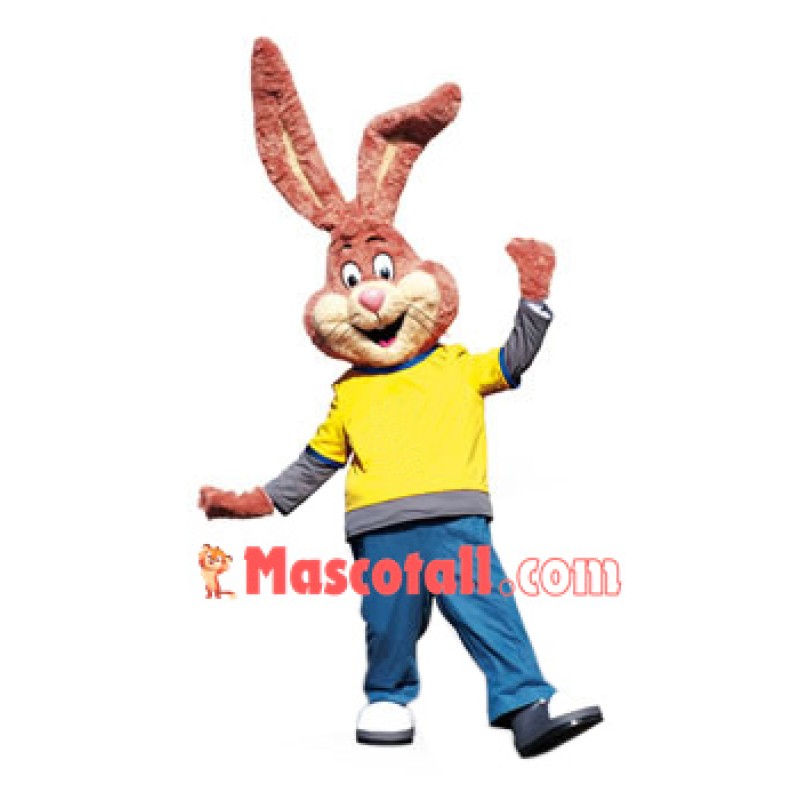 Happy Easter Bunny Rabbit Mascot Costume