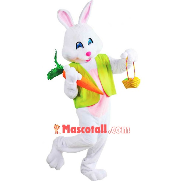 Friendly Easter Bunny Rabbit Mascot Costume