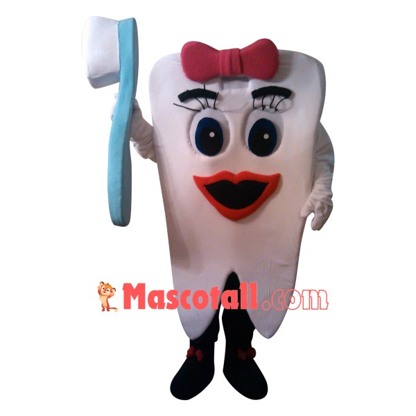 Teeth And Toothbrushes Mascot Costume