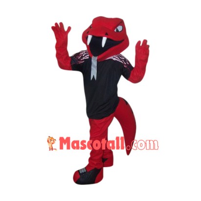 College Red Cobra Mascot Costume