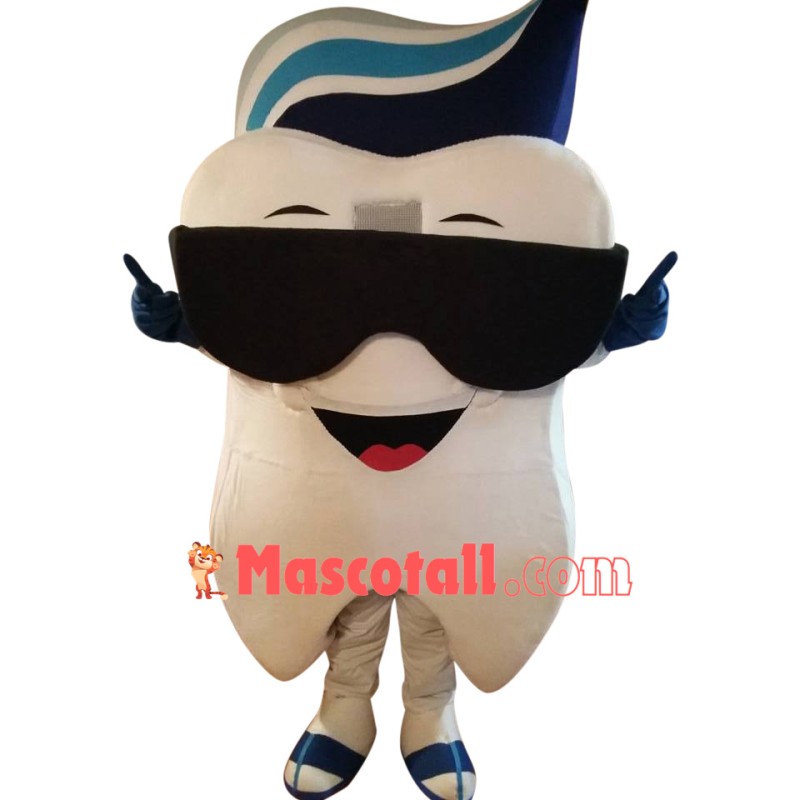 Cool Teeth Mascot Costume
