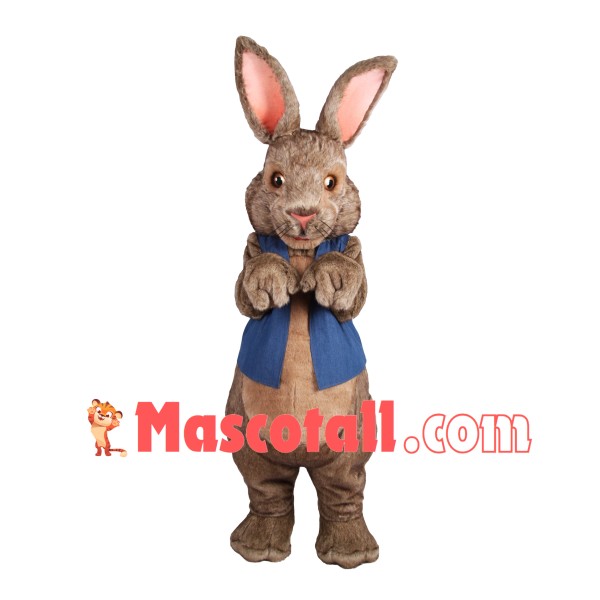 Superb Brown Bunny Rabbit Mascot Costume