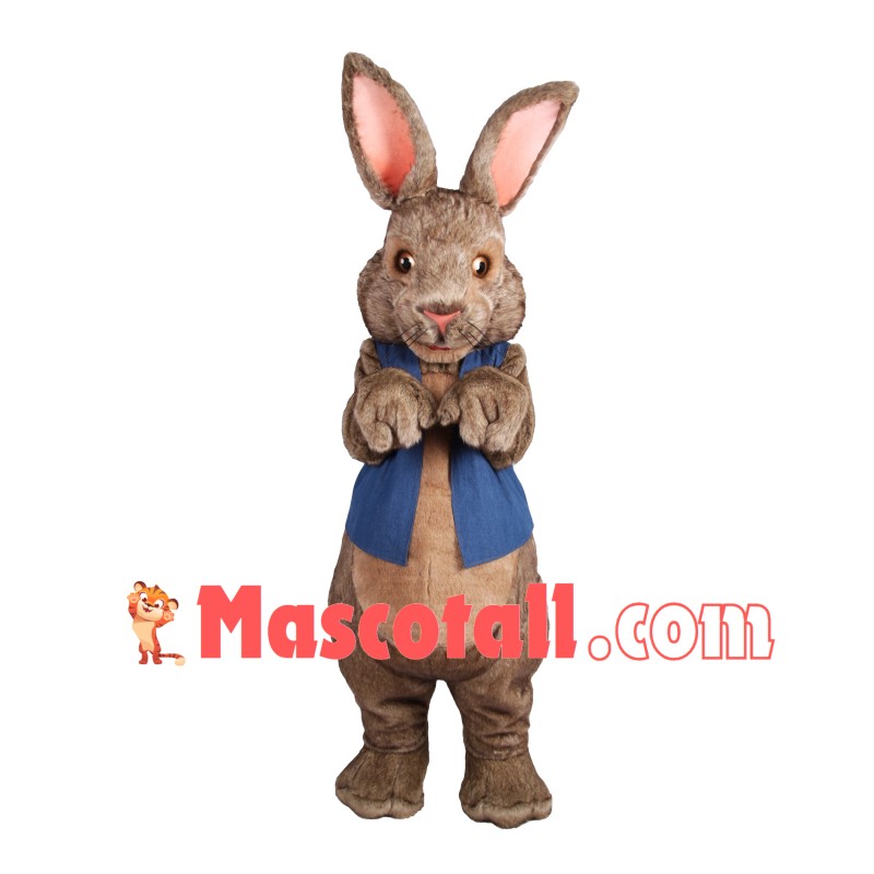 Superb Brown Bunny Rabbit Mascot Costume