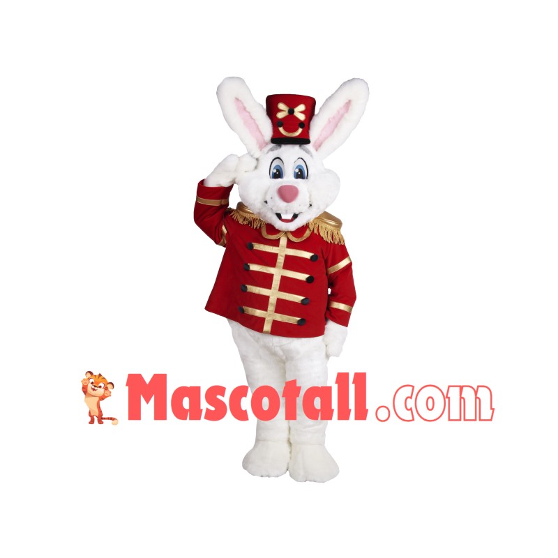 Soldier Rabbit Mascot Costume