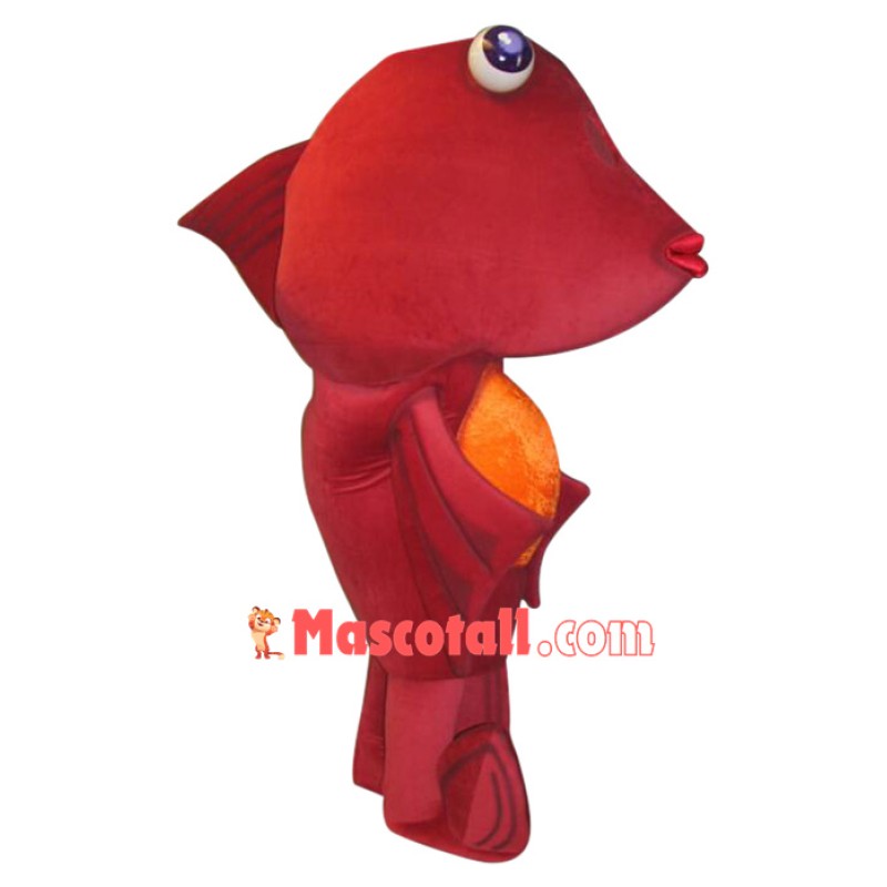 Red Carp Mascot Costume