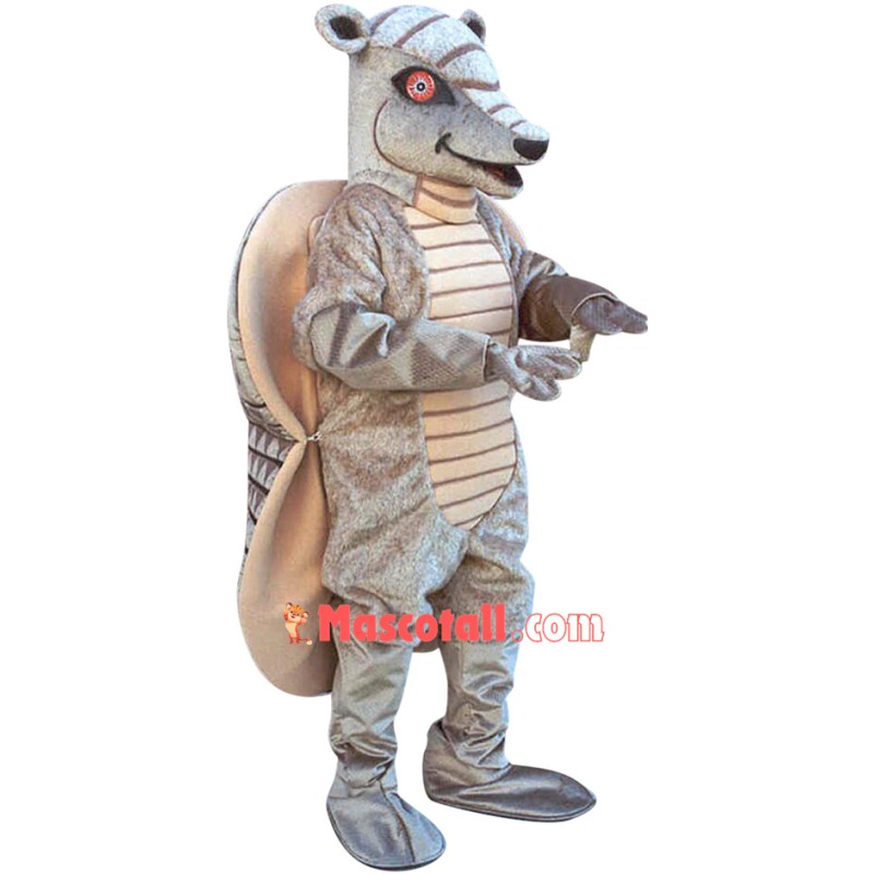 Superb Realistic Armadillo Mascot Costume