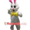Affordable Happy White Rabbit Mascot Costume
