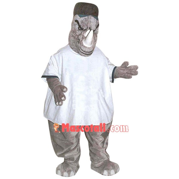 Superb Fierce Rhino Mascot Costume