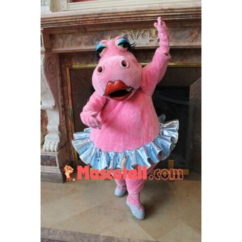 Beautiful Pink Hippo Mascot Costume
