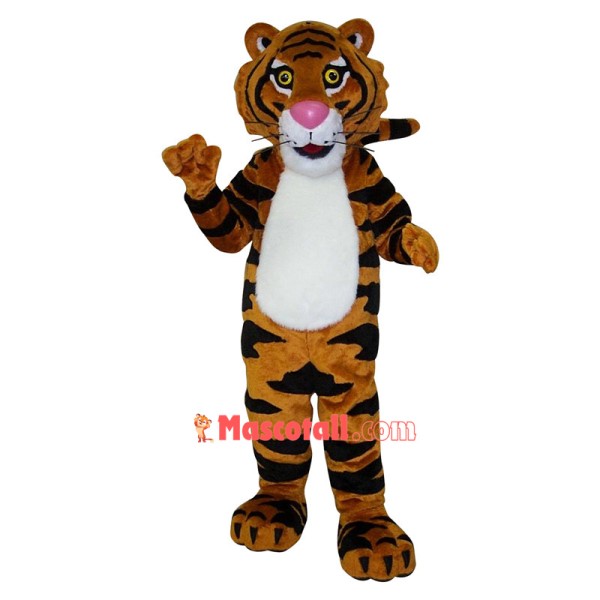 Superb Friendly Tiger Mascot Costume