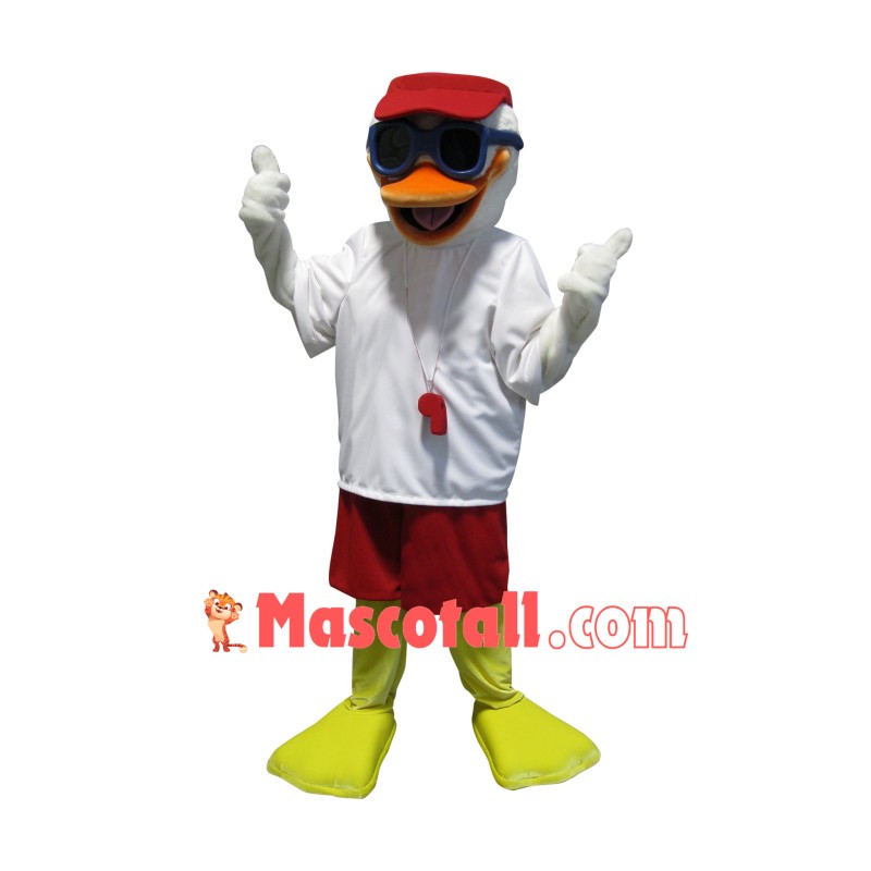 Superb Cool Duck Mascot Costume
