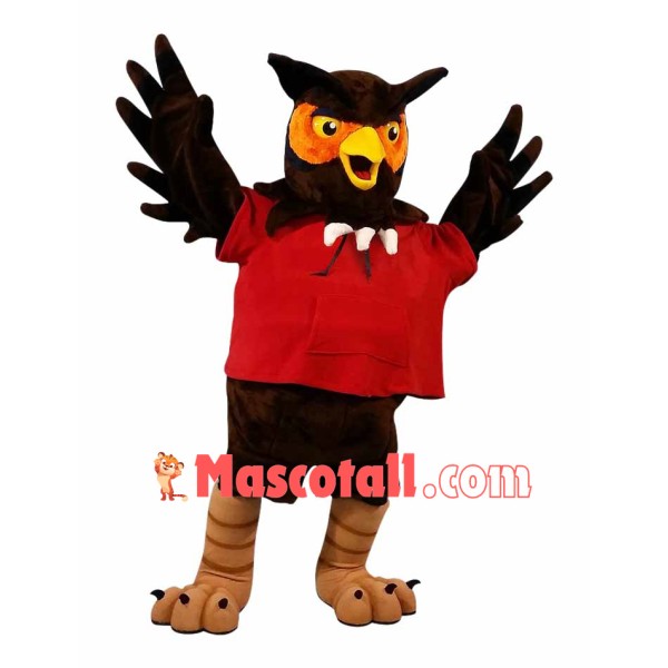 Superb University Owl Mascot Costume