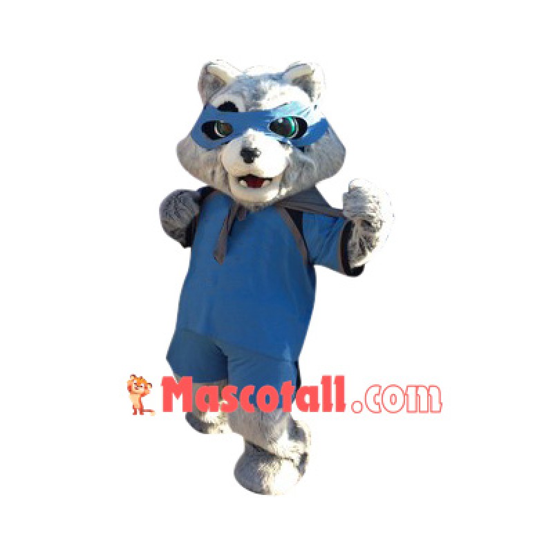 Heroic Raccoon Mascot Costume
