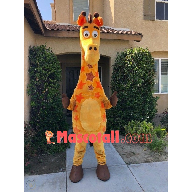 Superb Cute Giraffe Mascot Costume