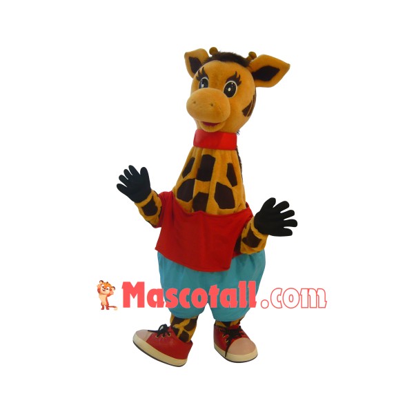 Lovely Lightweight Giraffe Mascot Costume