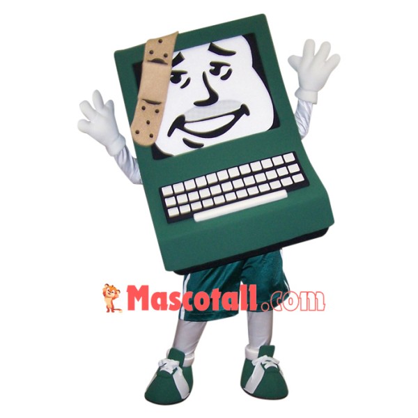 Happy Lightweight Computer Mascot Costume