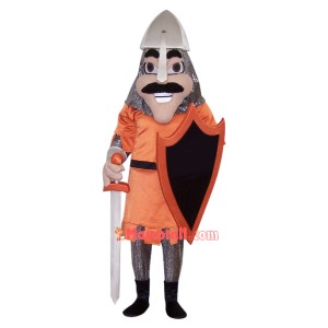 Happy Light Knight Mascot Costume