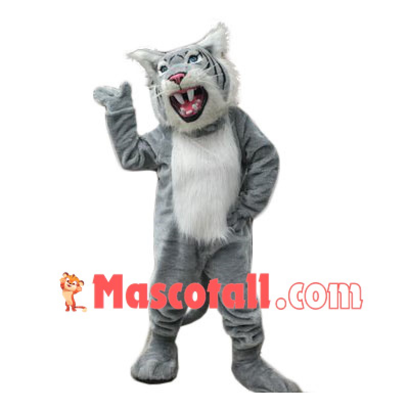 Fierce Realistic Wildcat Mascot Costume