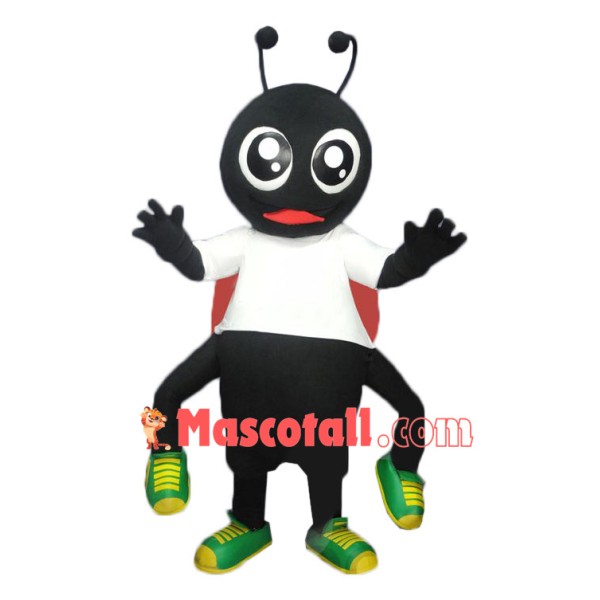Superb Black Ant Mascot Costume