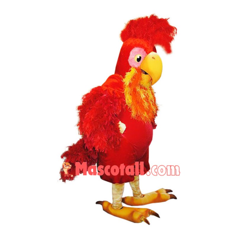 Superb Red Chicken Mascot Costume