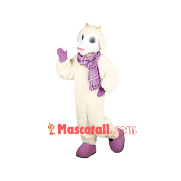 Superb Friendly Sheep Mascot Costume