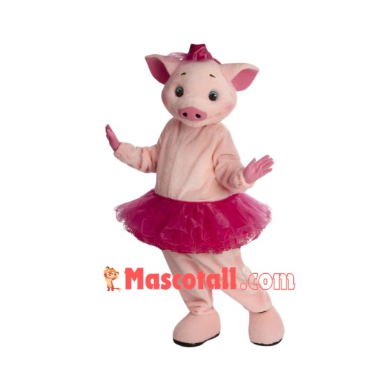 Beautiful Lightweight Pink Pig Mascot Costume