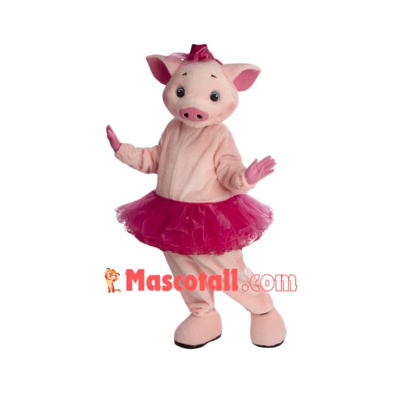 Beautiful Lightweight Pink Pig Mascot Costume