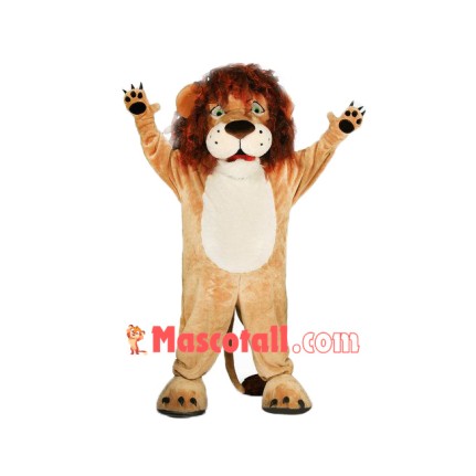 Superb Lovely Lion Mascot Costume