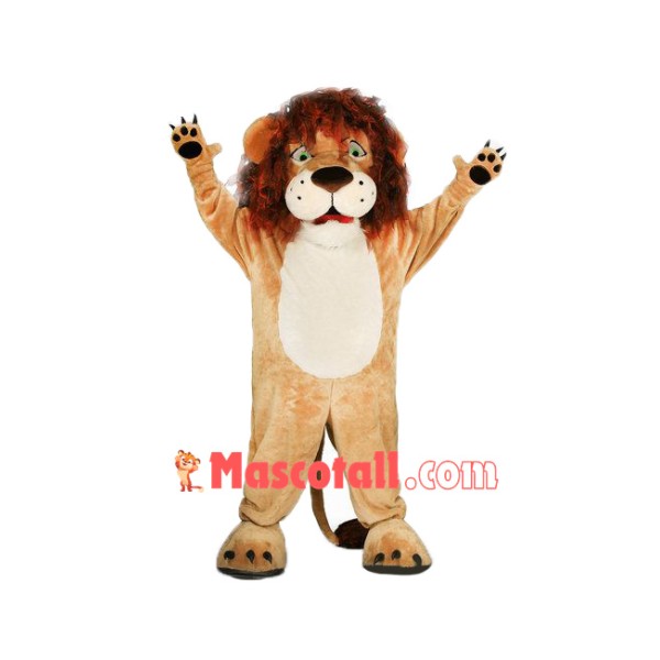 Superb Lovely Lion Mascot Costume