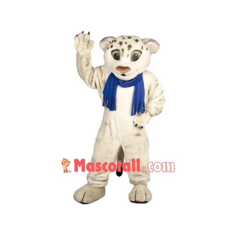 Lovely Snow Leopard Mascot Costume