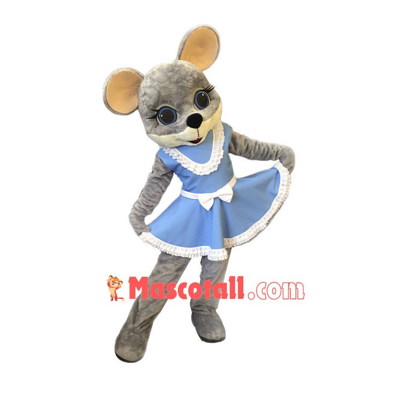 Beautiful Female Mouse Mascot Costume