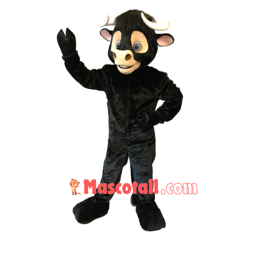 Black Bull Mascot Costume