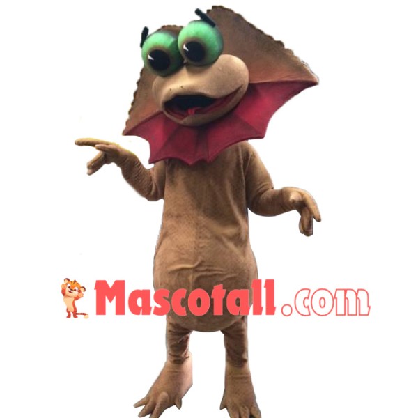 Frilled Neck Lizard Mascot Costume