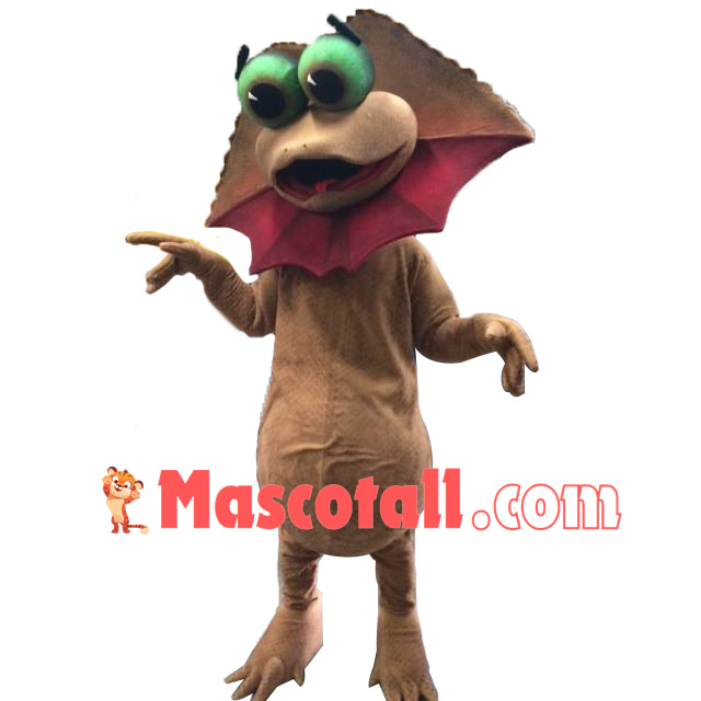 Frilled Neck Lizard Mascot Costume